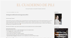 Desktop Screenshot of elcuadernodepili.com